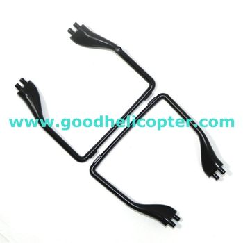 mjx-x-series-x600 heaxcopter parts landing gear undercarriage (black color) - Click Image to Close
